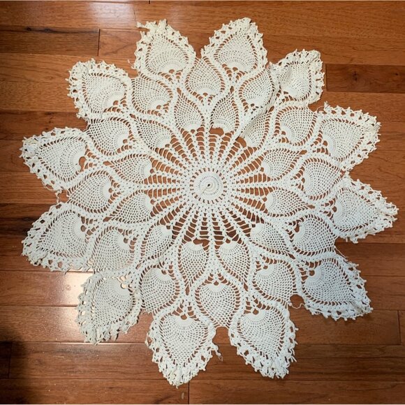 Handmade Crochet Lace Doily For Home Decor - Picture 14 of 15